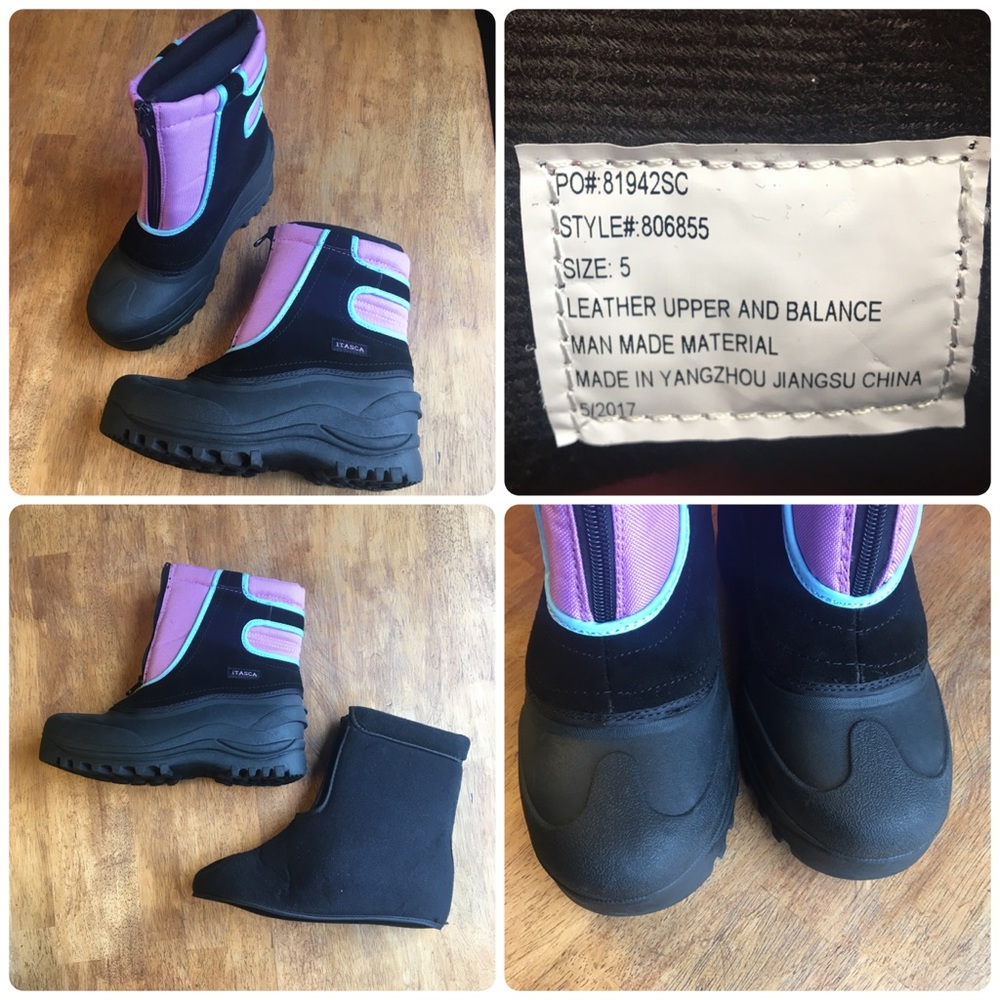 Itasca Snow Stomper Raspberry Outdoor Boot 806855 - Picture 8 of 8